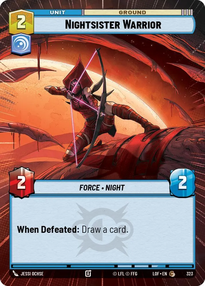 Nightsister Warrior — Legends of the Force — Star Wars: Unlimited