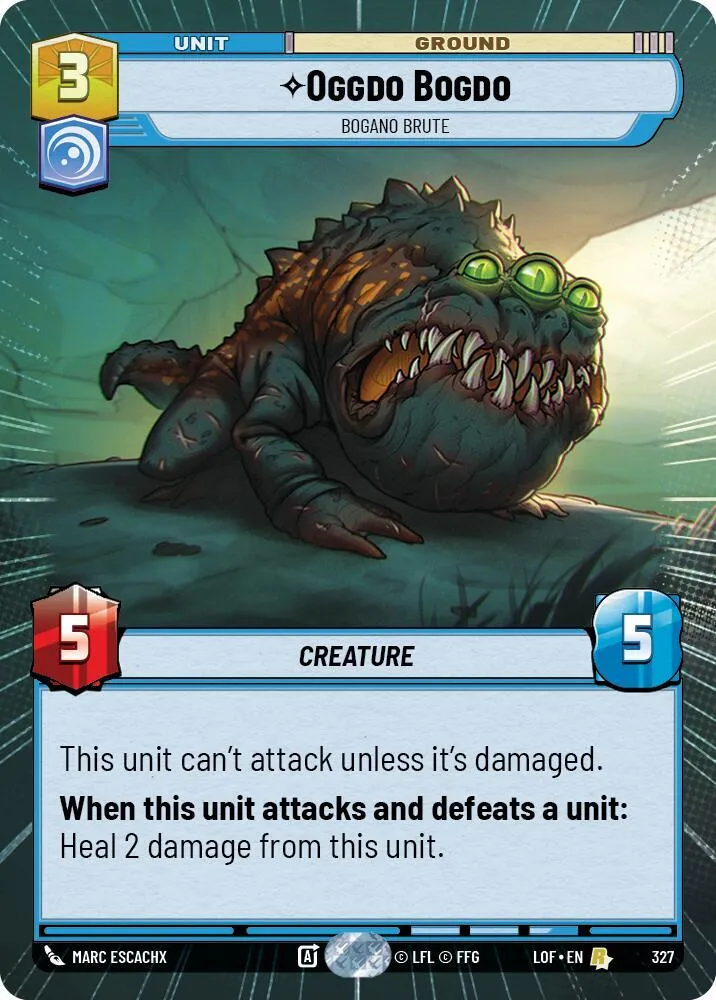 Oggdo Bogdo - Bogano Brute — Legends of the Force — Star Wars: Unlimited