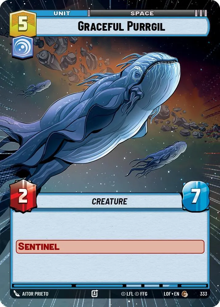 Purrgil Gracieux — Legends of the Force — Star Wars: Unlimited