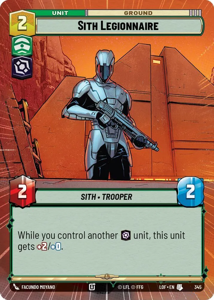 Légionnaire Sith — Legends of the Force — Star Wars: Unlimited