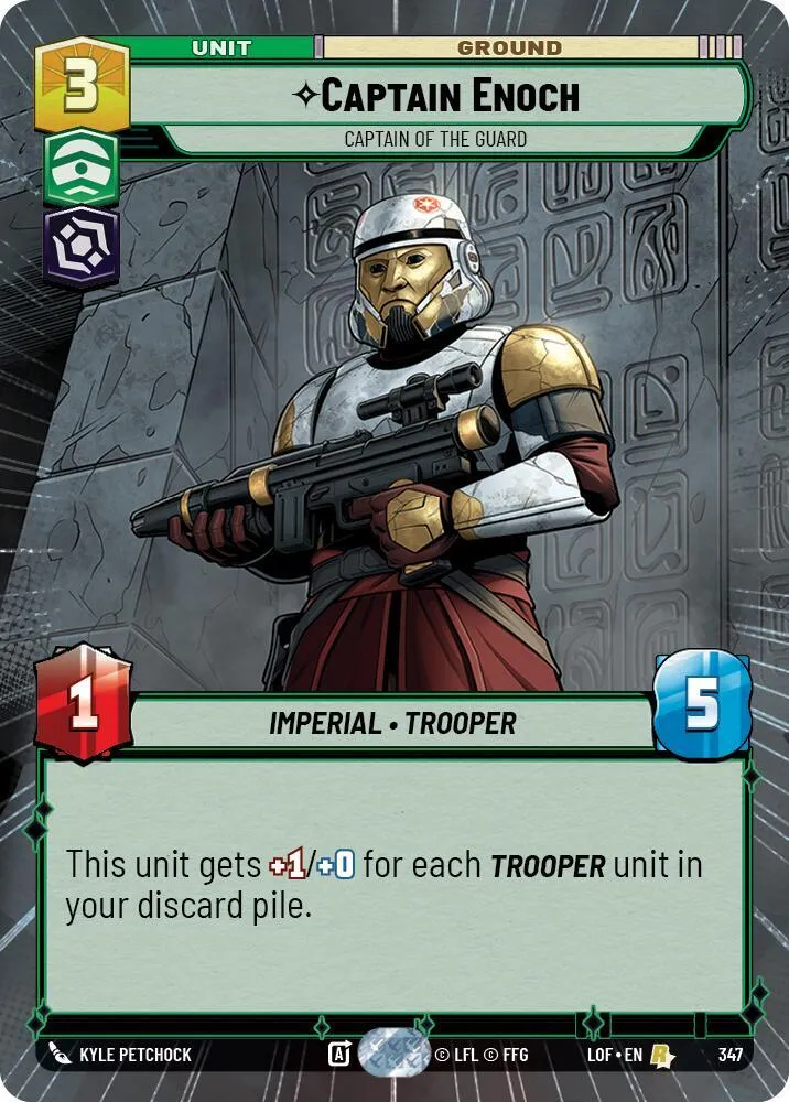 Captain Enoch - Captain of the Guard — Legends of the Force — Star Wars: Unlimited