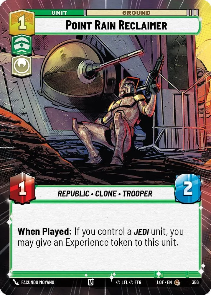 Point Rain Reclaimer — Legends of the Force — Star Wars: Unlimited