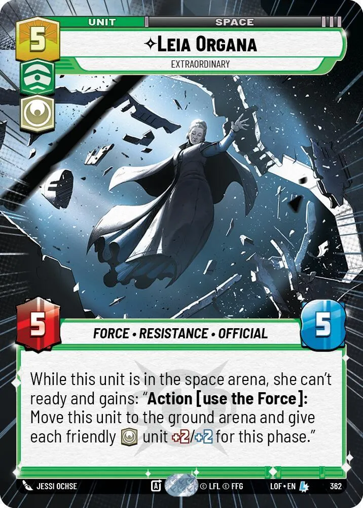 Leia Organa - Extraordinaire — Legends of the Force — Star Wars: Unlimited