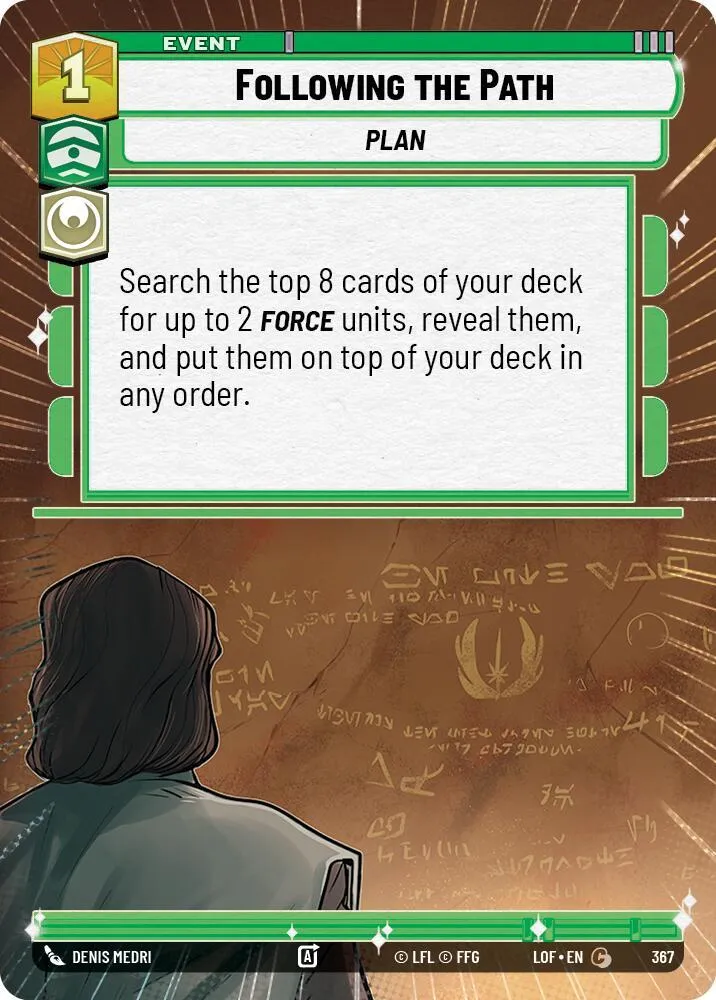 Following the Path — Legends of the Force — Star Wars: Unlimited