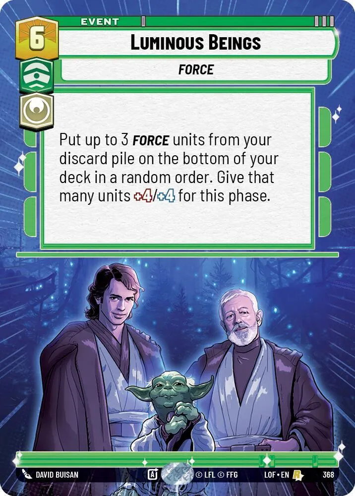 Luminous Beings — Legends of the Force — Star Wars: Unlimited