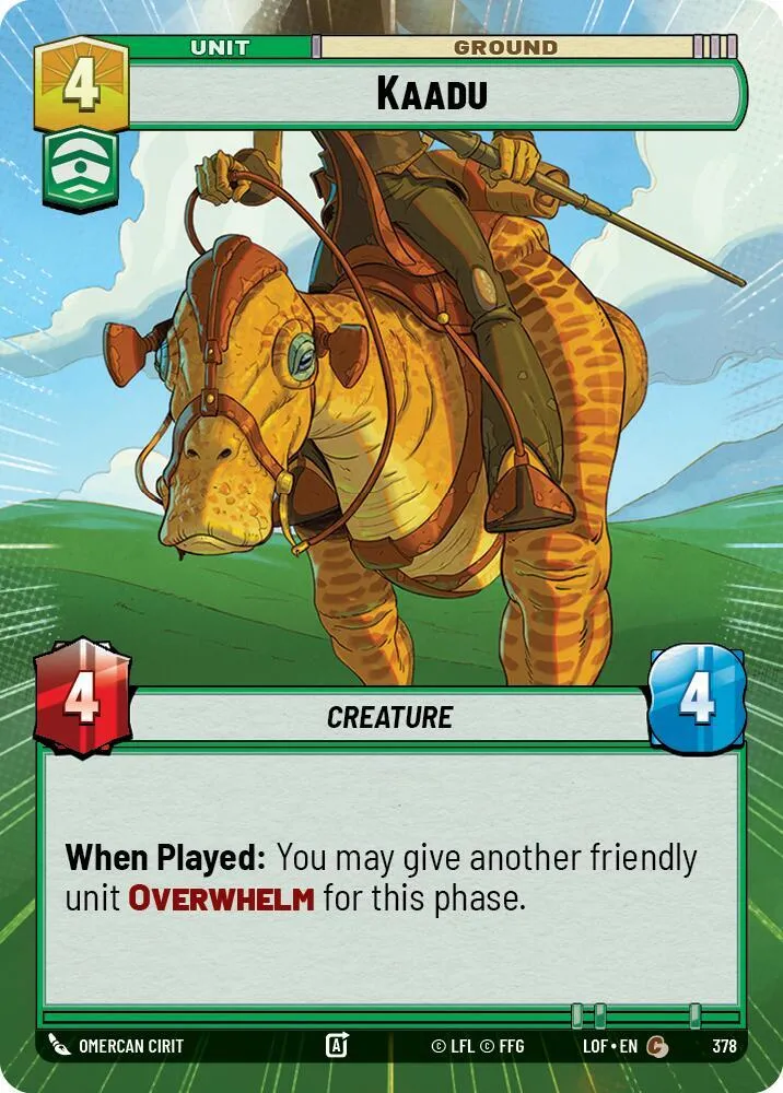 Kaadu — Legends of the Force — Star Wars: Unlimited