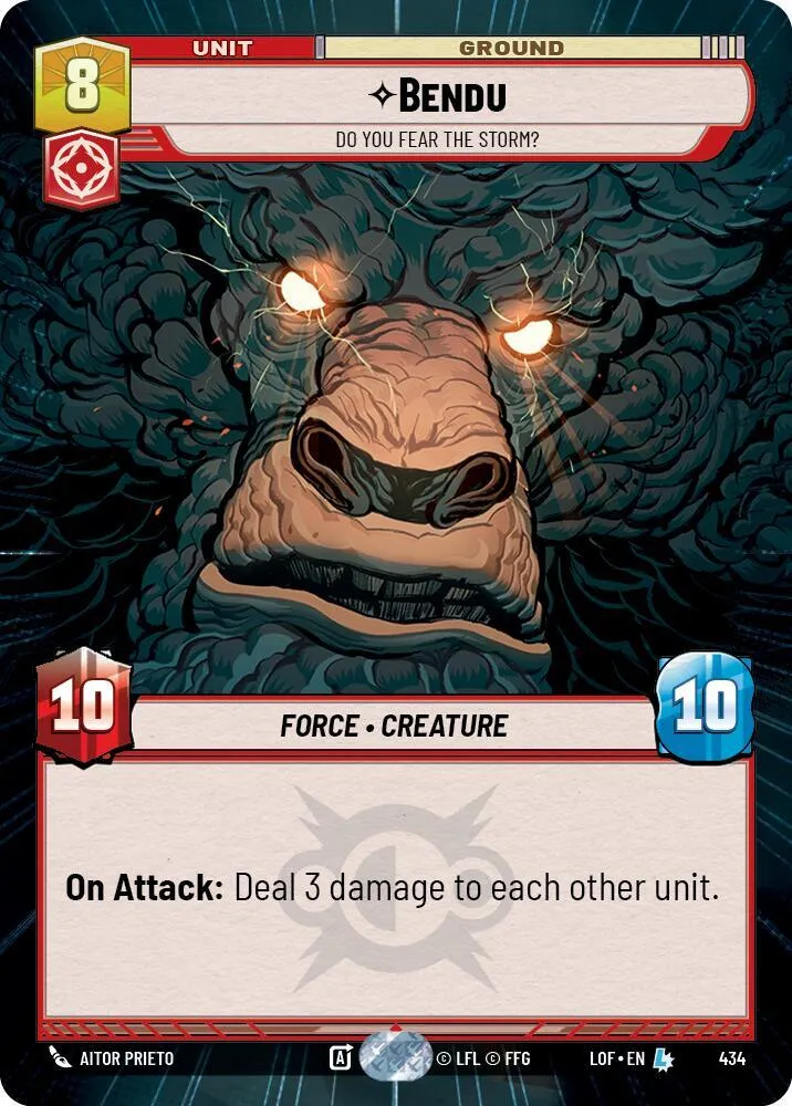 Bendu - Do You Fear the Storm? — Legends of the Force — Star Wars: Unlimited