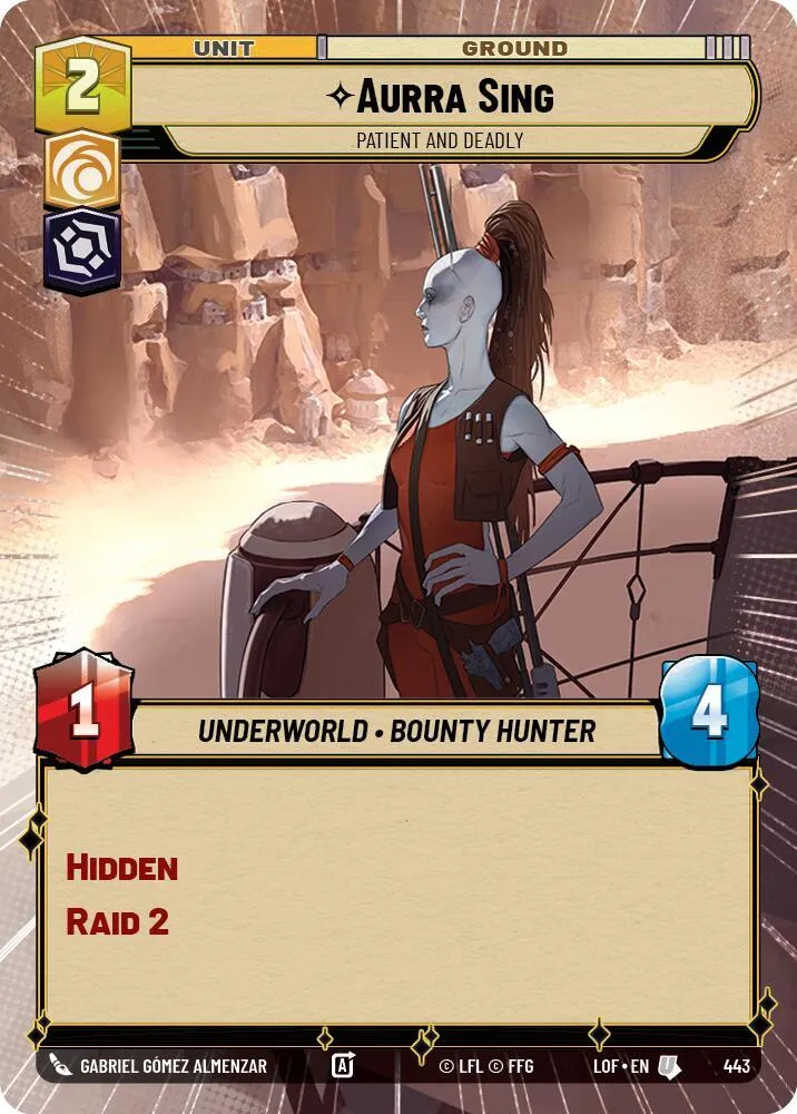 Aurra Sing - Patient and Deadly — Legends of the Force — Star Wars: Unlimited