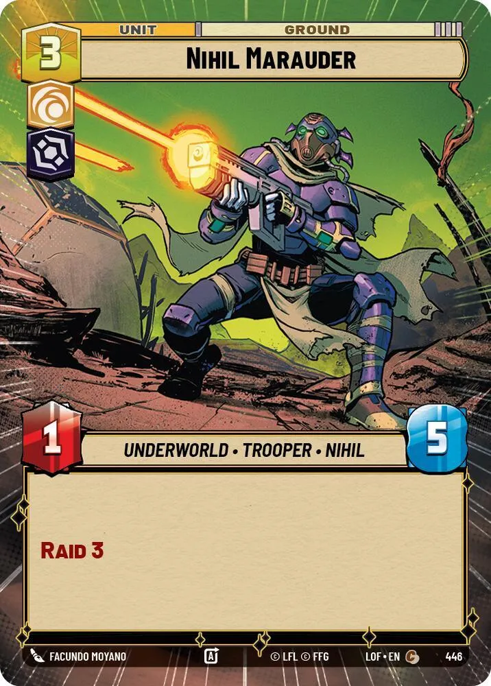 Nihil Marauder — Legends of the Force — Star Wars: Unlimited