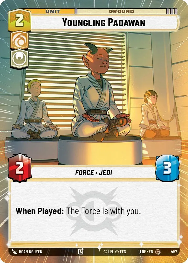 Youngling Padawan — Legends of the Force — Star Wars: Unlimited