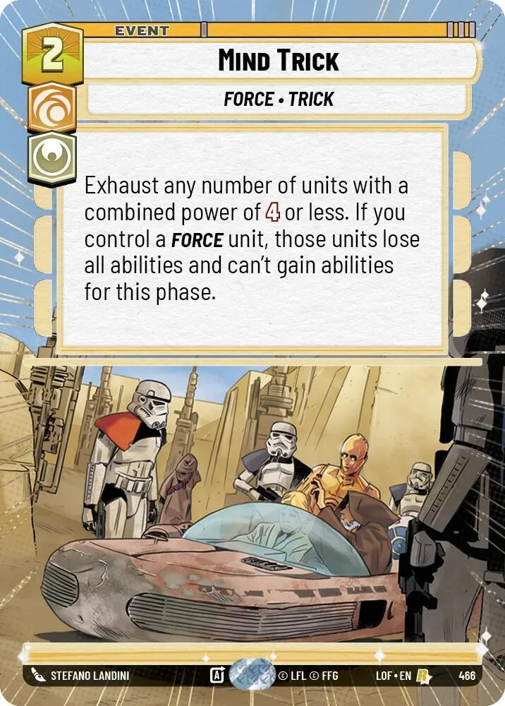 Mind Trick — Legends of the Force — Star Wars: Unlimited