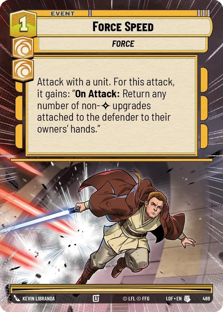 Force Speed — Legends of the Force — Star Wars: Unlimited