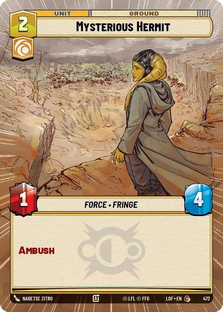 Ermite Mystérieux — Legends of the Force — Star Wars: Unlimited