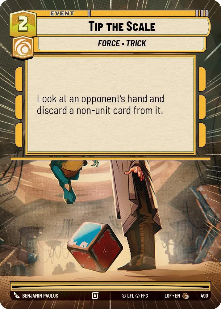 Faire Pencher la Balance — Legends of the Force — Star Wars: Unlimited