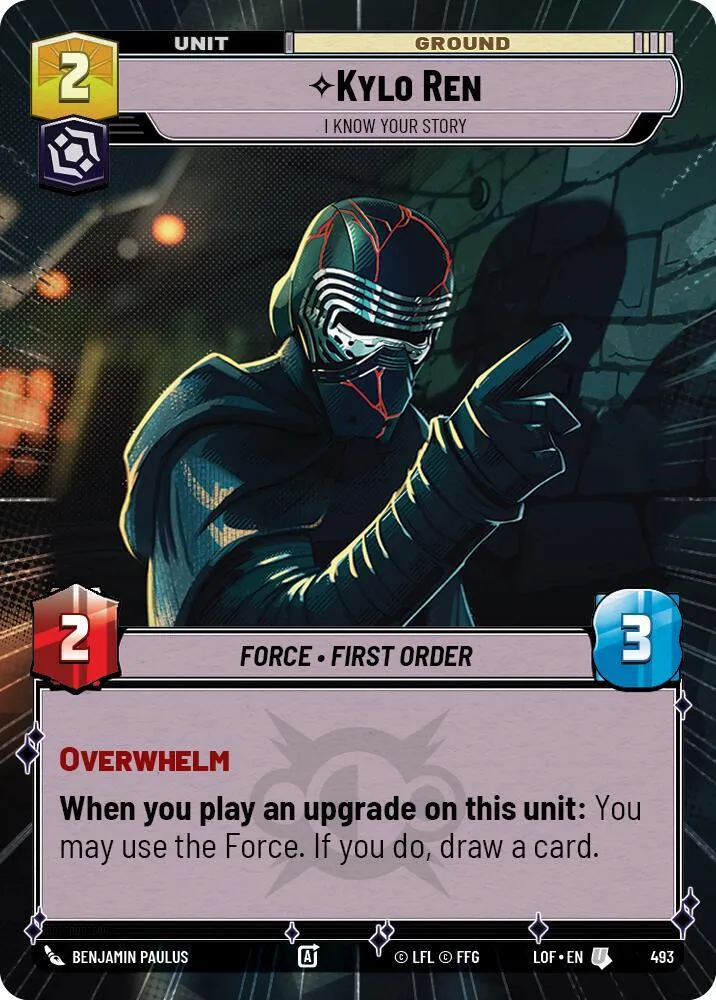 Kylo Ren - Je Connais Ton Histoire — Legends of the Force — Star Wars: Unlimited