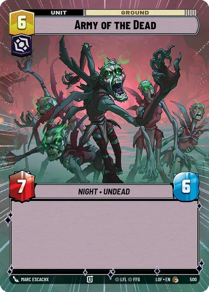 Armée des Morts — Legends of the Force — Star Wars: Unlimited