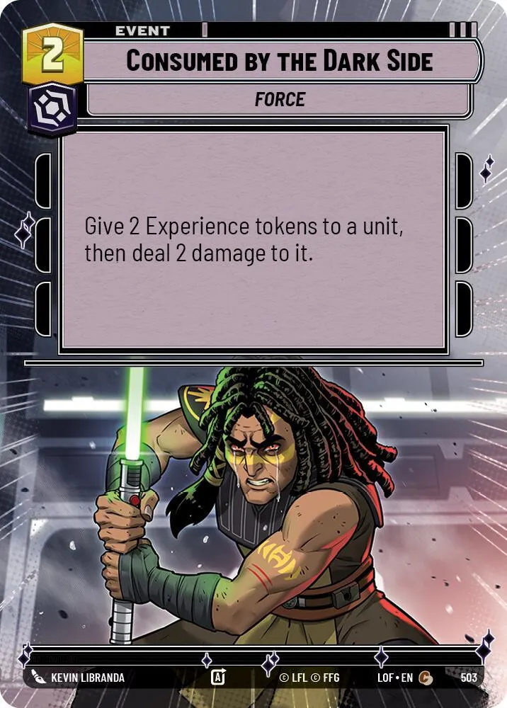 Consumé par le Côté Obscur — Legends of the Force — Star Wars: Unlimited