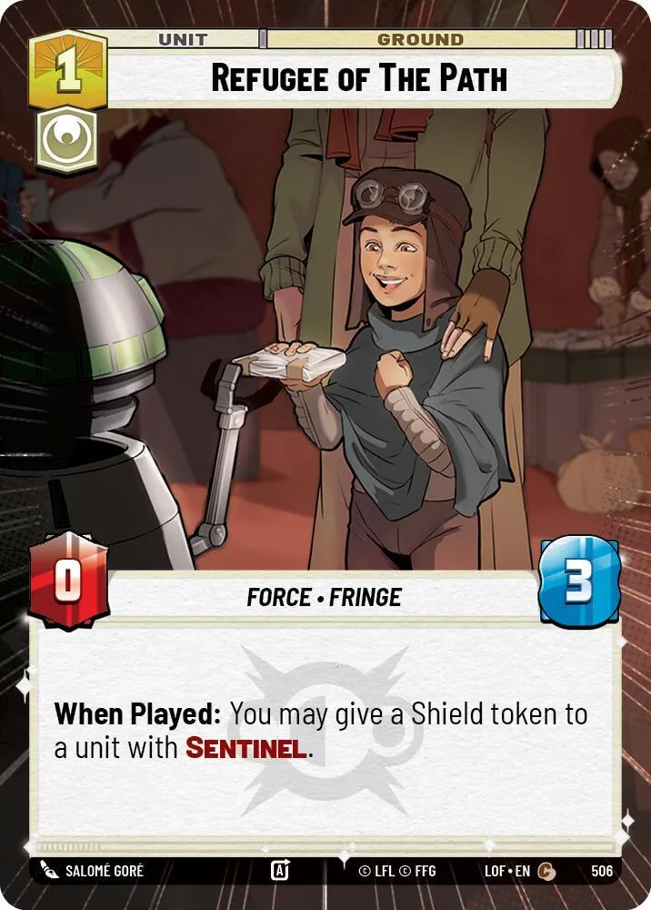 Réfugié du Passage — Legends of the Force — Star Wars: Unlimited