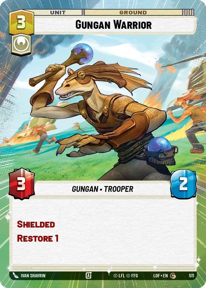 Guerrier Gungan — Legends of the Force — Star Wars: Unlimited