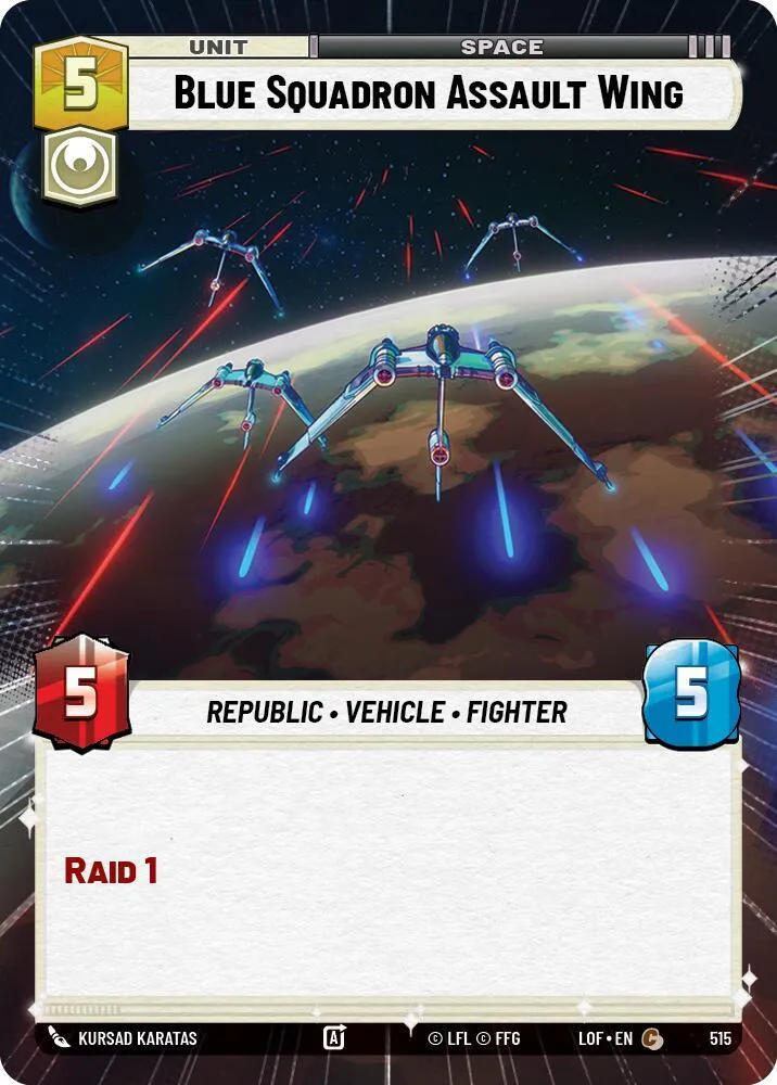 Groupe d'Assaut de l'Escadron Blue — Legends of the Force — Star Wars: Unlimited