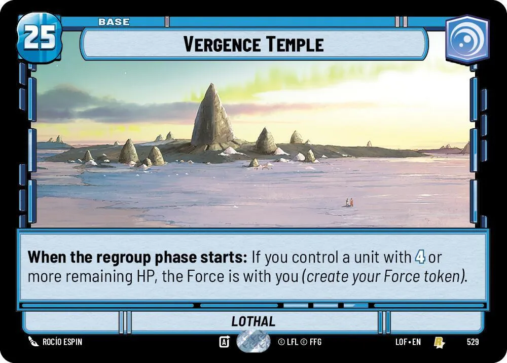 Temple de la Vergence — Legends of the Force — Star Wars: Unlimited