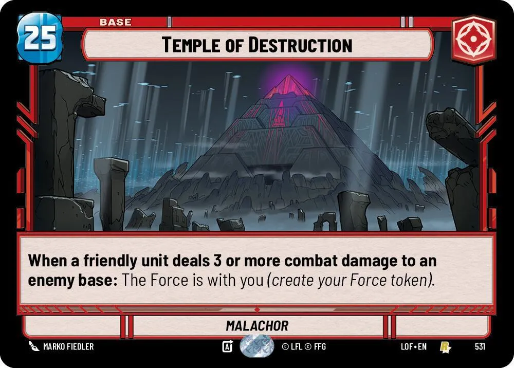 Temple de la Destruction — Legends of the Force — Star Wars: Unlimited