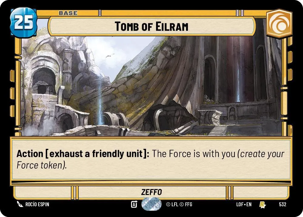 Tombeau d'Eilram — Legends of the Force — Star Wars: Unlimited