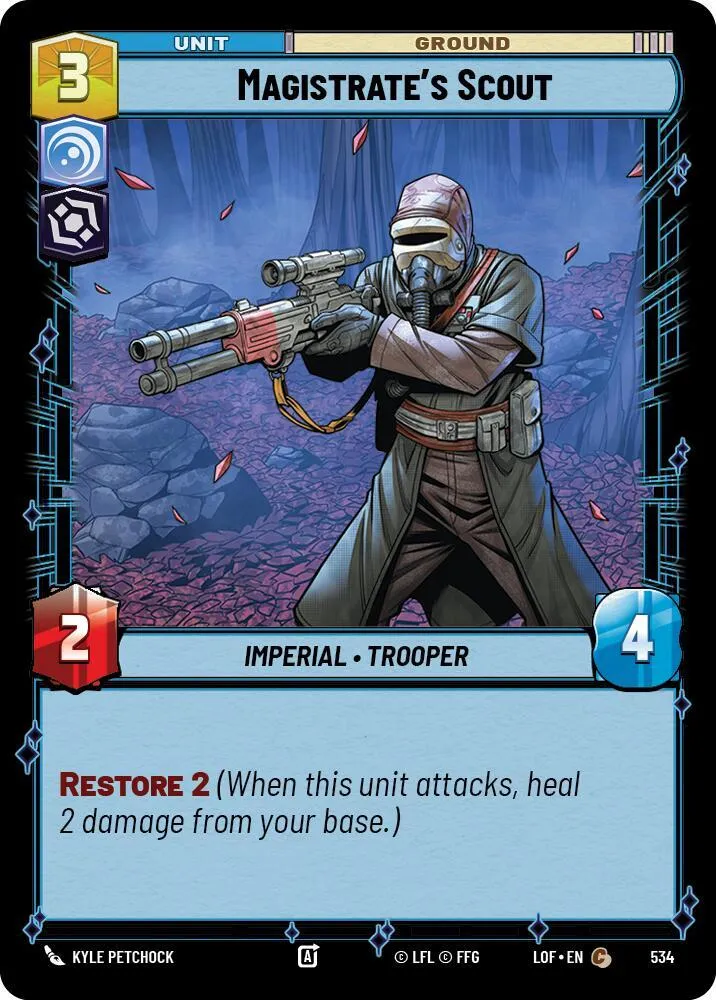 Éclaireur du Magistrat — Legends of the Force — Star Wars: Unlimited