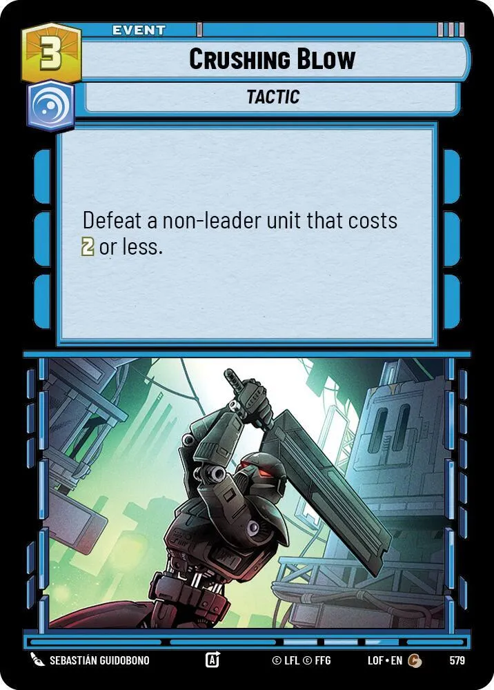 Crushing Blow — Legends of the Force — Star Wars: Unlimited