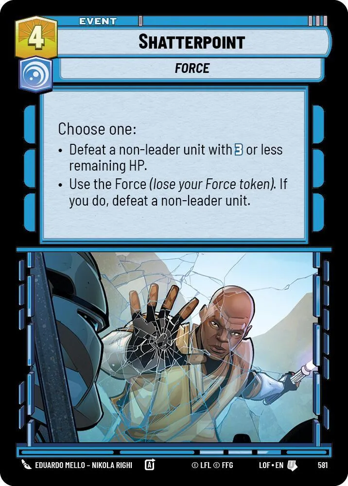 Point de Bascule — Legends of the Force — Star Wars: Unlimited
