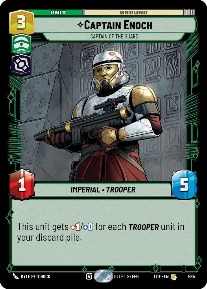 Captain Enoch - Captain of the Guard — Legends of the Force — Star Wars: Unlimited