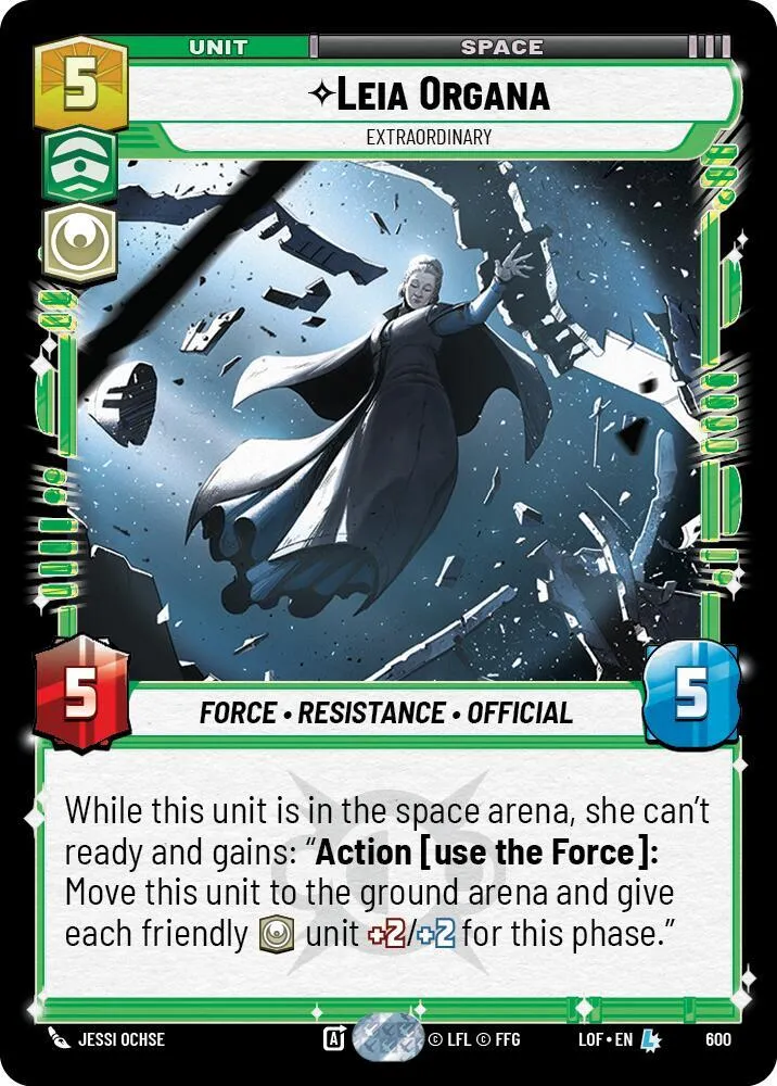 Leia Organa - Extraordinaire — Legends of the Force — Star Wars: Unlimited