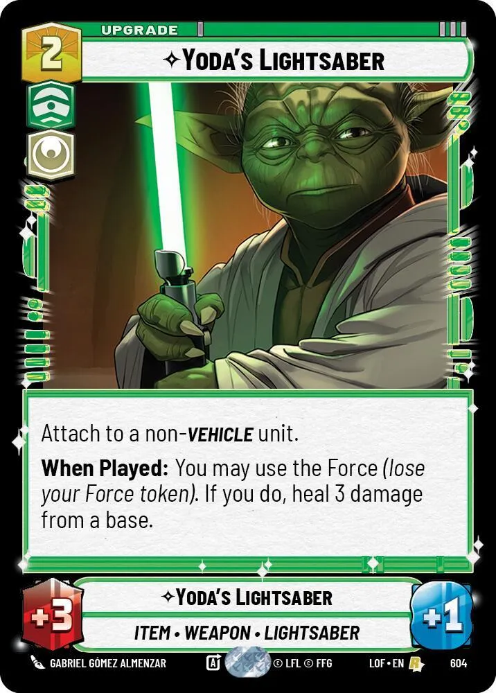Yoda's Lightsaber — Legends of the Force — Star Wars: Unlimited