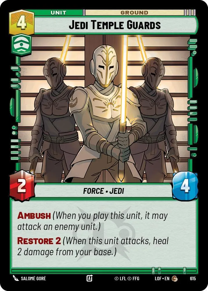 Gardes du Temple Jedi — Legends of the Force — Star Wars: Unlimited