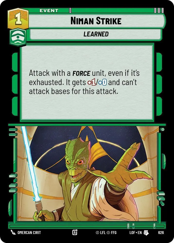 Frappe Niman — Legends of the Force — Star Wars: Unlimited