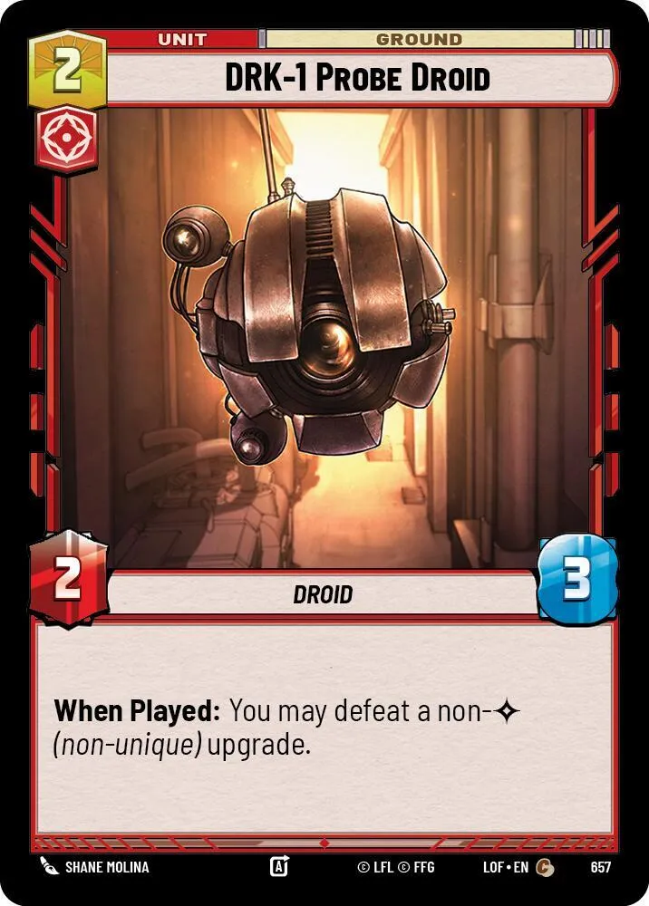 Droïde Sonde DRK-1 — Legends of the Force — Star Wars: Unlimited