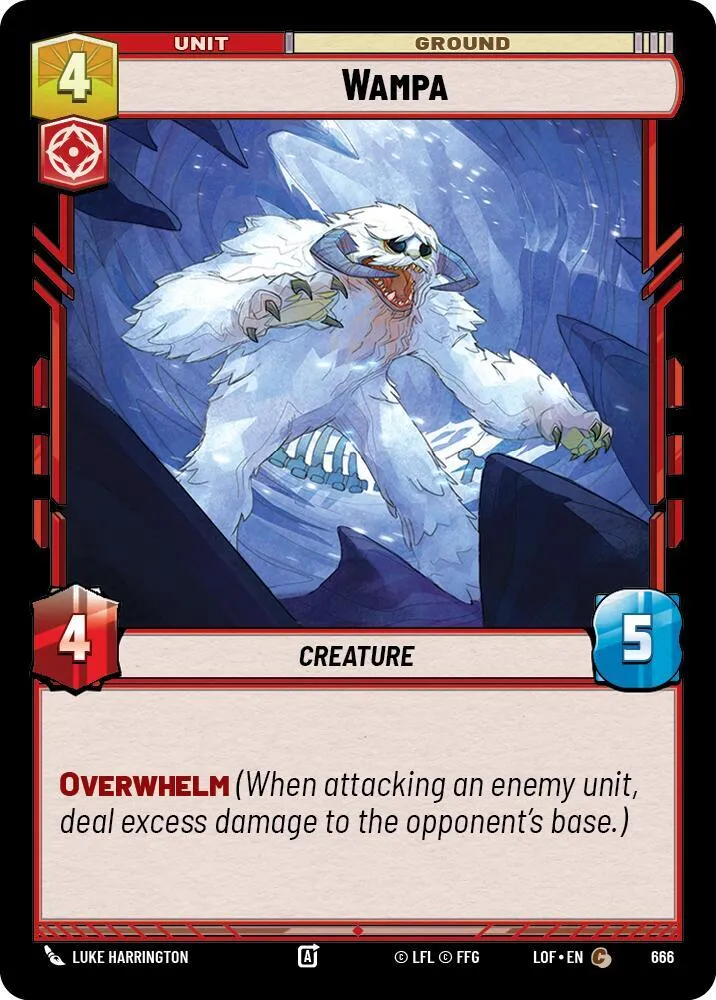 Wampa — Legends of the Force — Star Wars: Unlimited