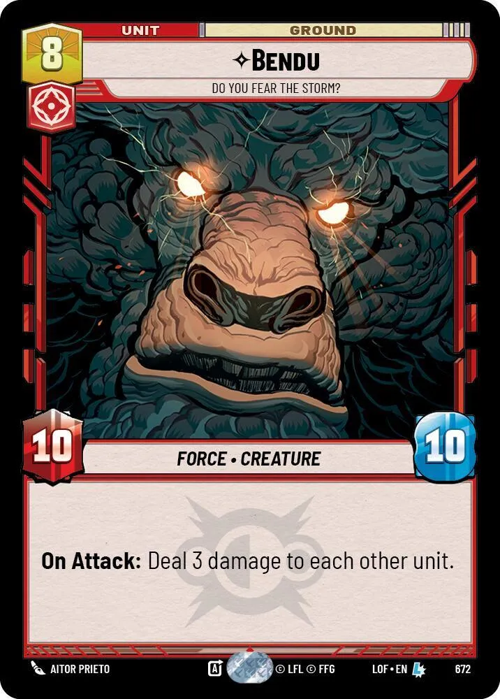 Bendu - Avez-Vous Peur De L'Orage ? — Legends of the Force — Star Wars: Unlimited