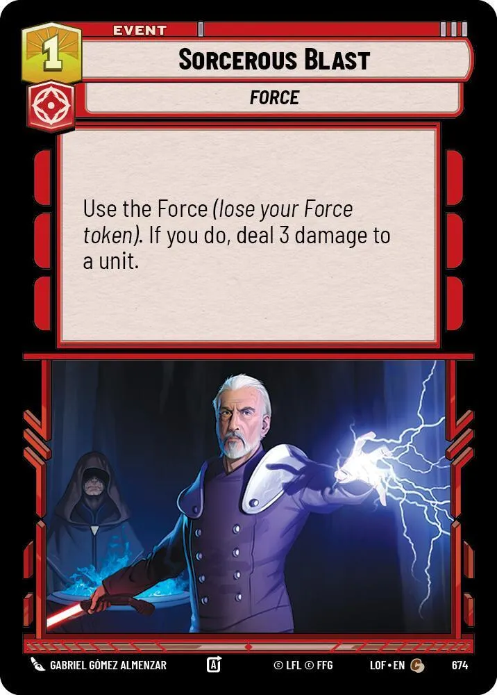 Décharge Maléfique — Legends of the Force — Star Wars: Unlimited