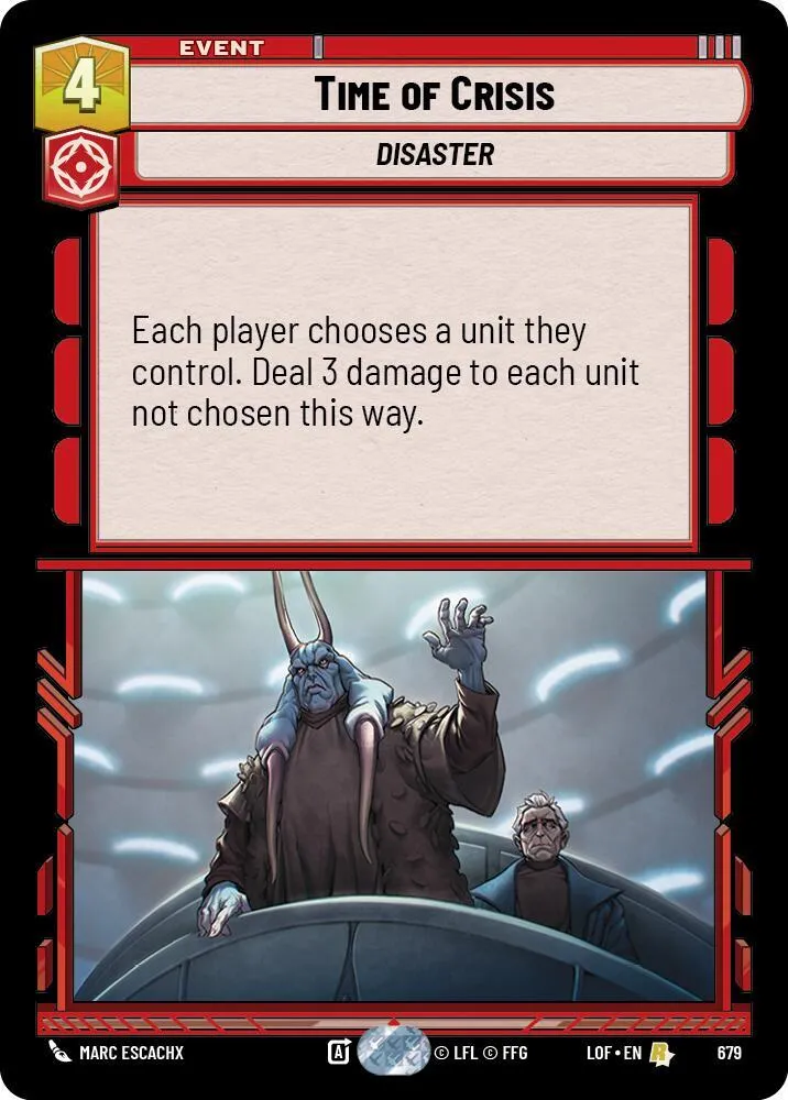 Temps de Crise — Legends of the Force — Star Wars: Unlimited