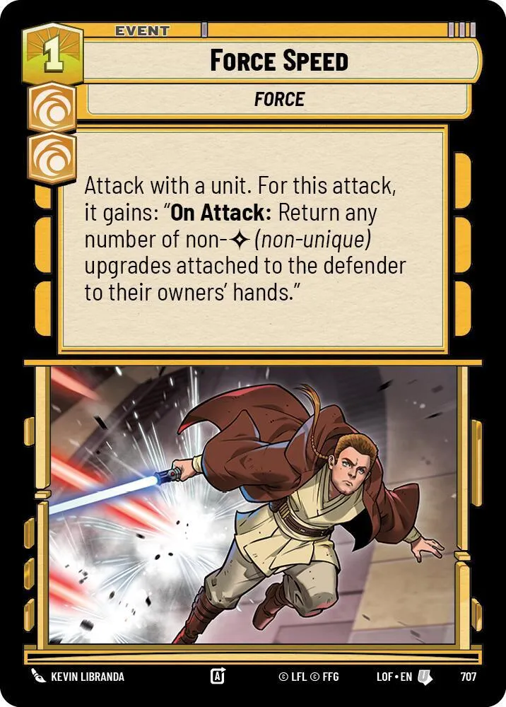 Vitesse de Force — Legends of the Force — Star Wars: Unlimited