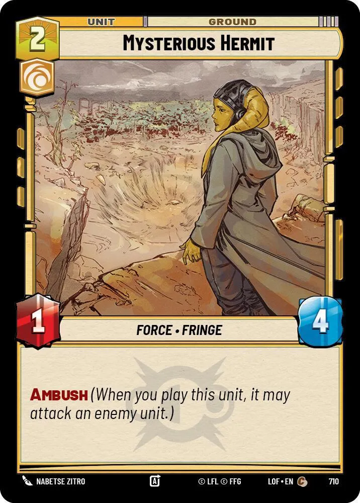 Ermite Mystérieux — Legends of the Force — Star Wars: Unlimited