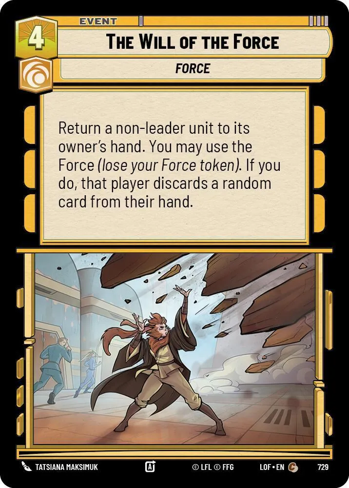 La Volonté de la Force — Legends of the Force — Star Wars: Unlimited