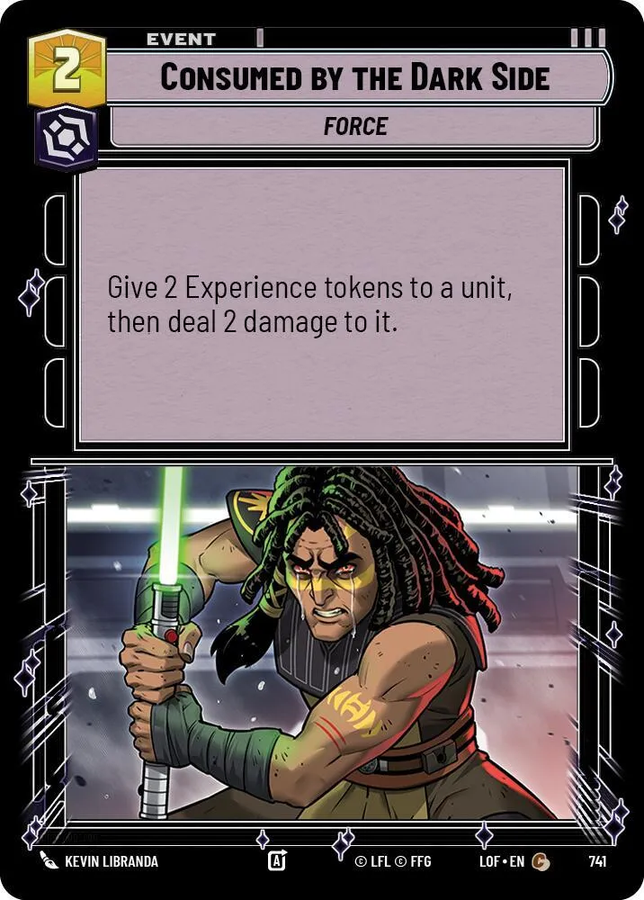 Consumé par le Côté Obscur — Legends of the Force — Star Wars: Unlimited