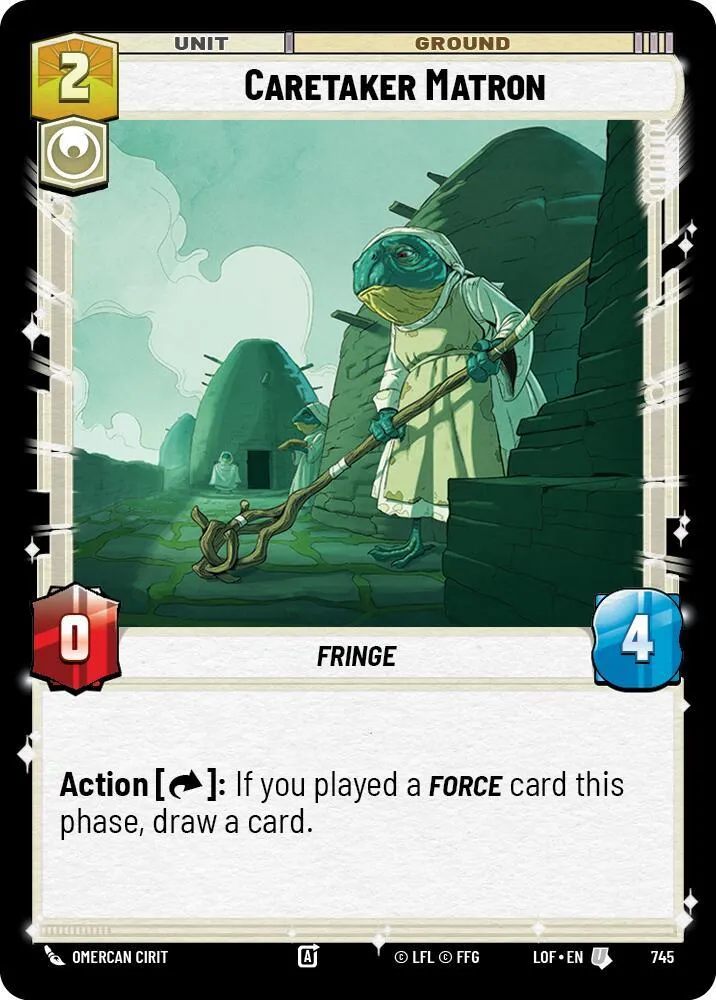 Matriarche Gardienne — Legends of the Force — Star Wars: Unlimited