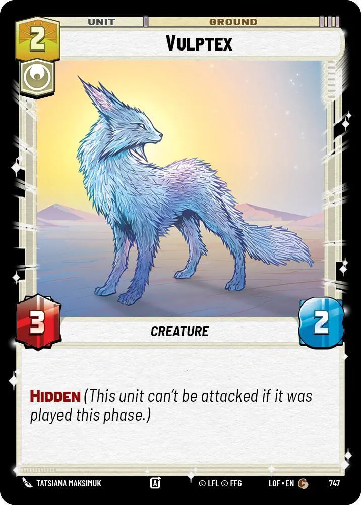 Vulptex — Legends of the Force — Star Wars: Unlimited