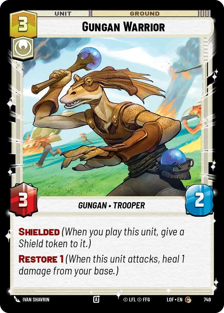 Gungan Warrior — Legends of the Force — Star Wars: Unlimited