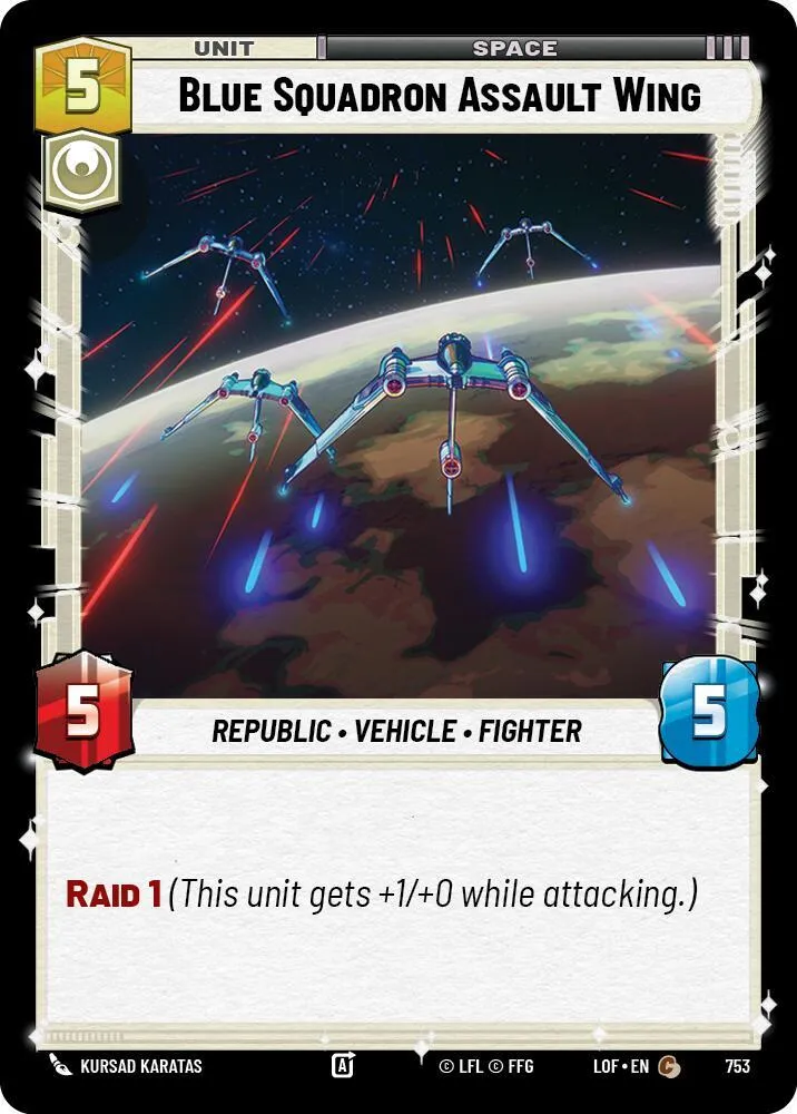 Groupe d'Assaut de l'Escadron Blue — Legends of the Force — Star Wars: Unlimited