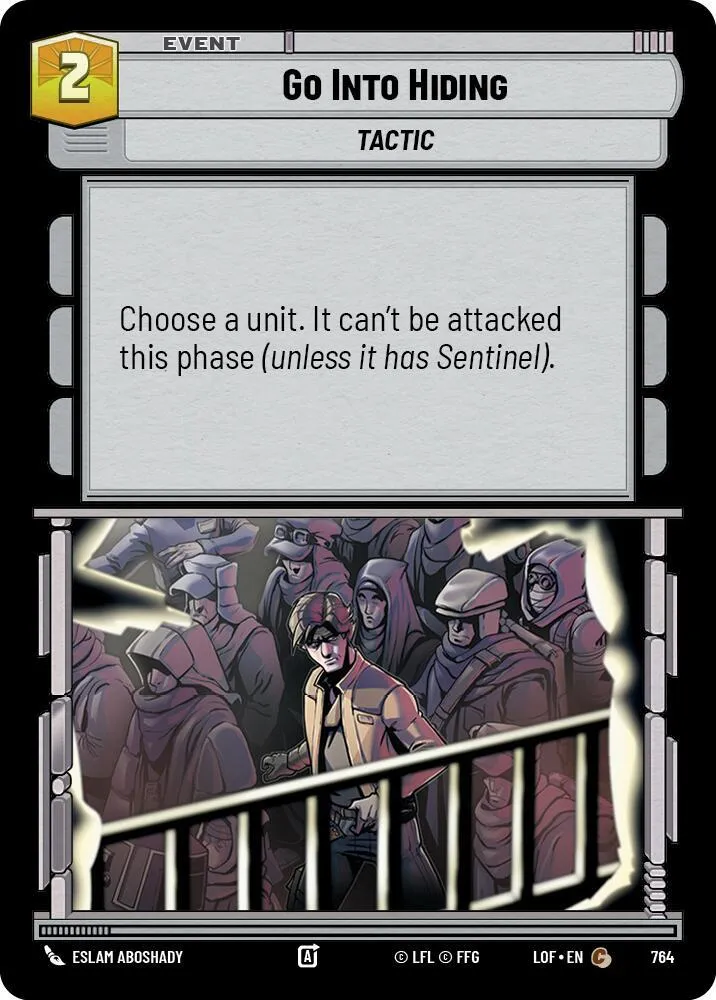 Entrer en Clandestinité — Legends of the Force — Star Wars: Unlimited