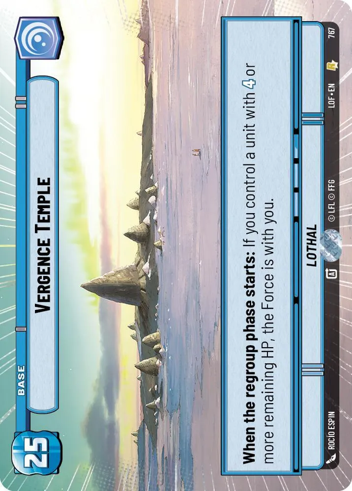 Vergence Temple — Legends of the Force — Star Wars: Unlimited